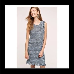 Anthropologie / Holding Horses Sleeveless Fringe Knit Dress